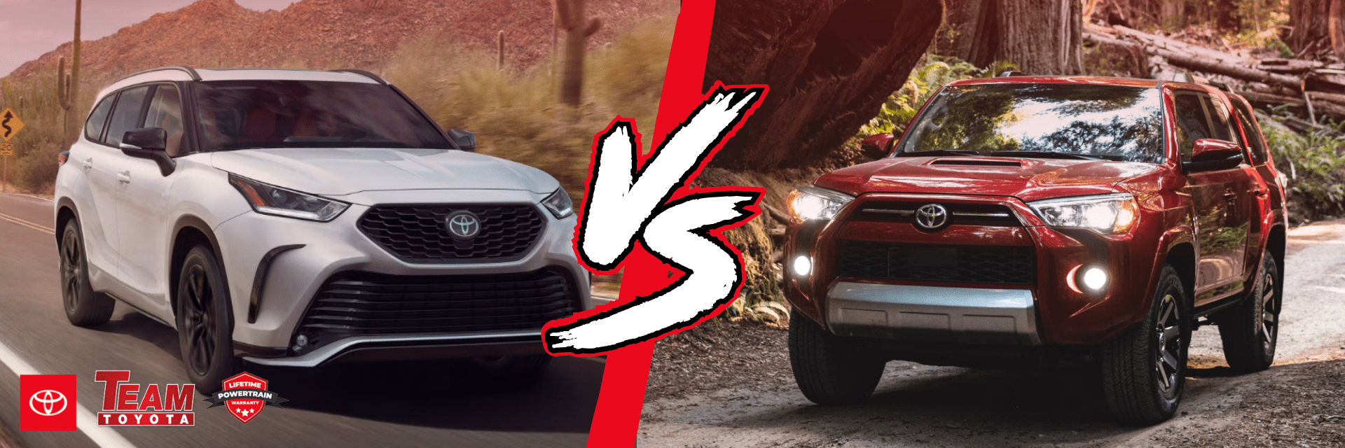 2024 Highlander vs 2024 4runner Team Toyota