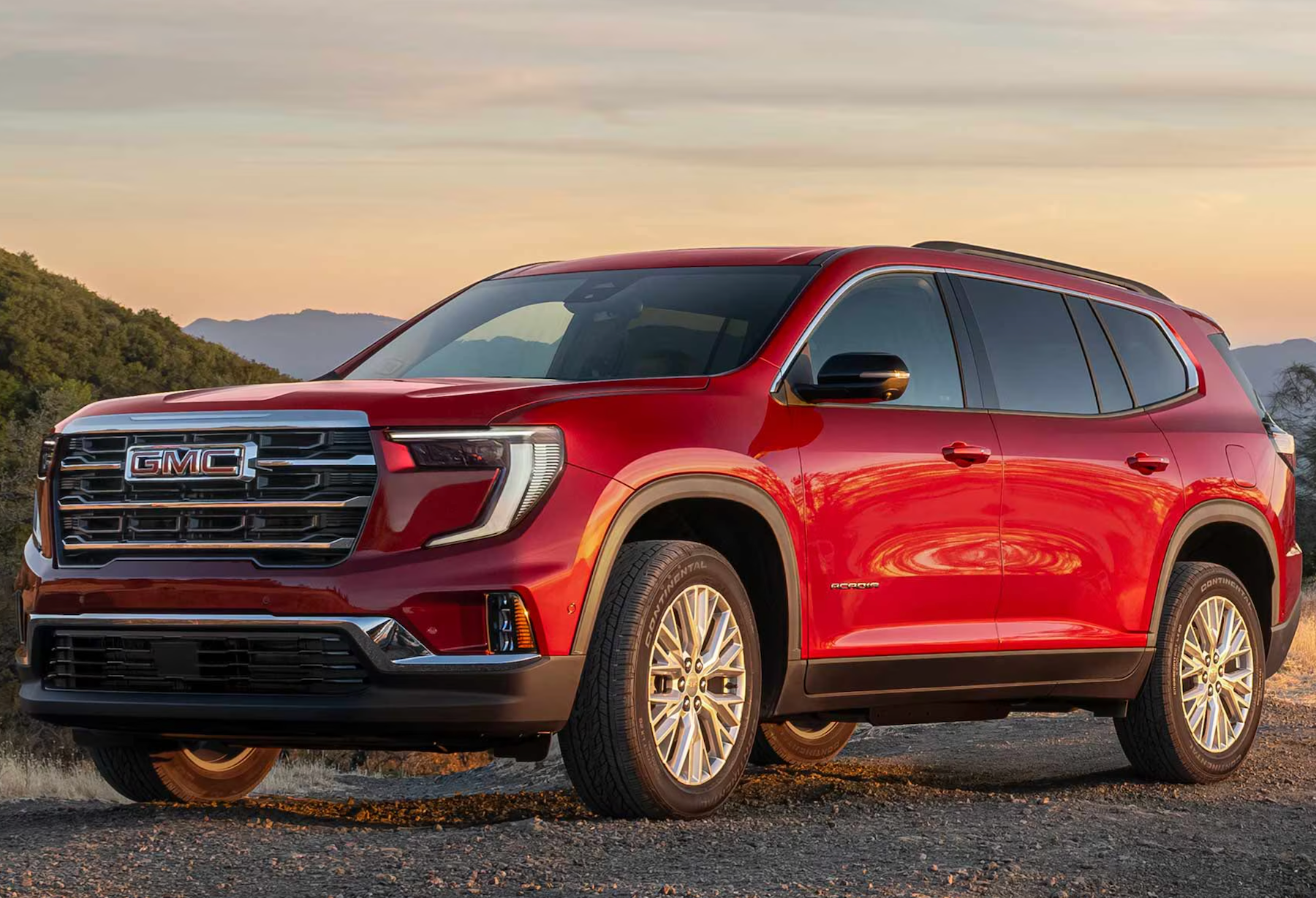 Red 2026 GMC Acadia