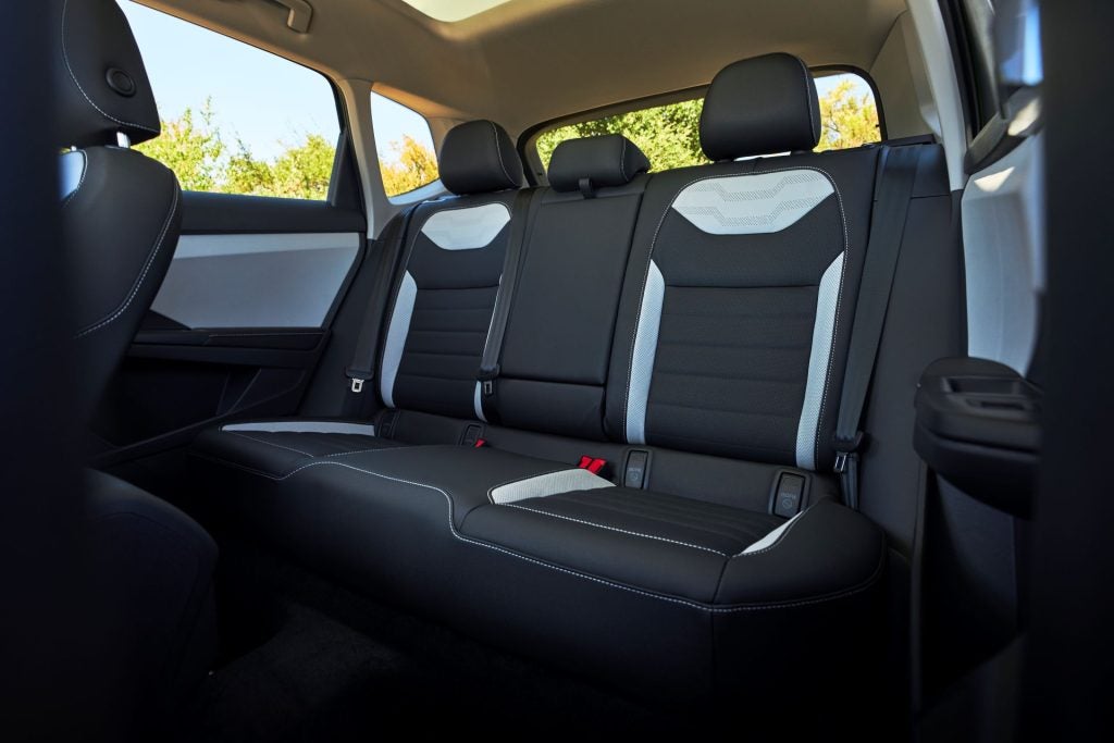 The Comfortable And Futuristic Rear Seats Of The Terrific 2026 Volkswagen Taos