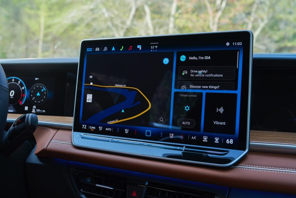 The Well-Organized And Neatly Designed 10.25-Inch Digital Cockpit Pro Instrument Cluster