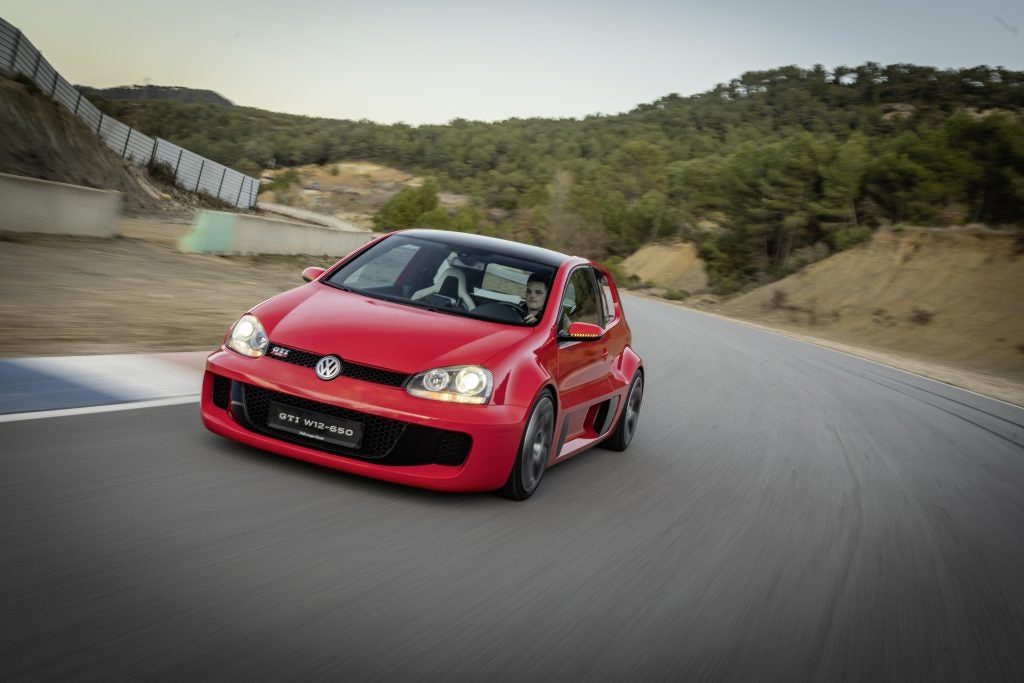 GTI Concept Front View In Motion