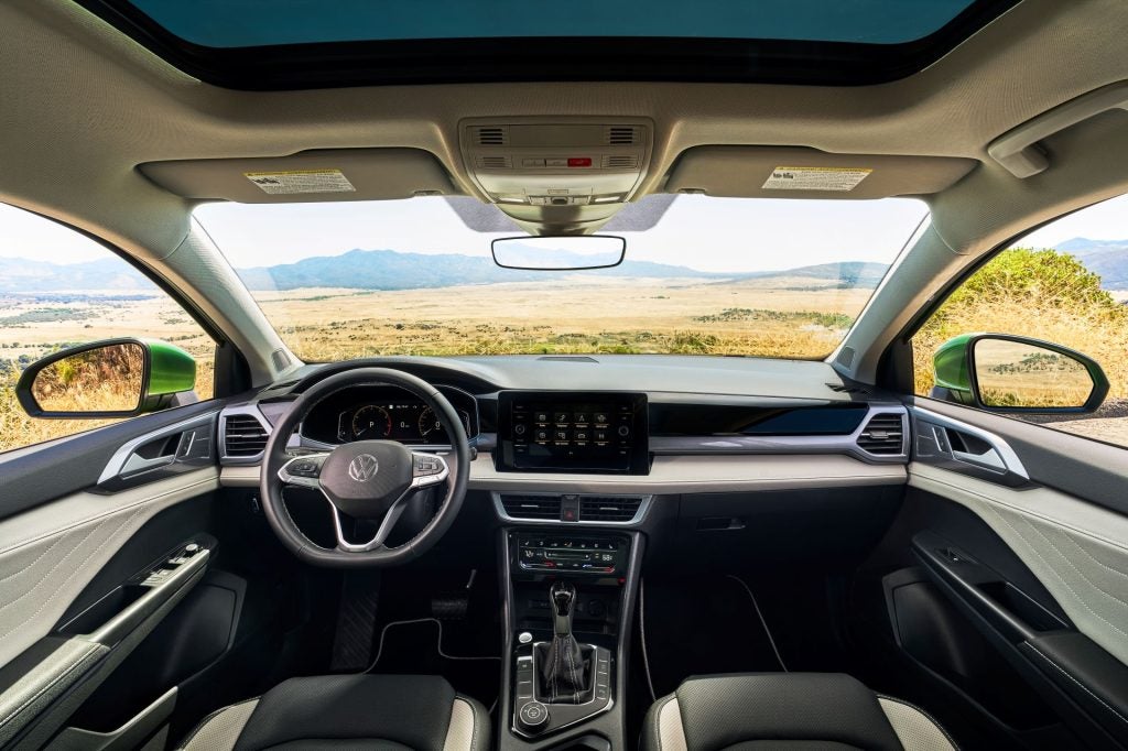The Technologically Advanced Interior Of The Adaptive 2026 Volkswagen Taos