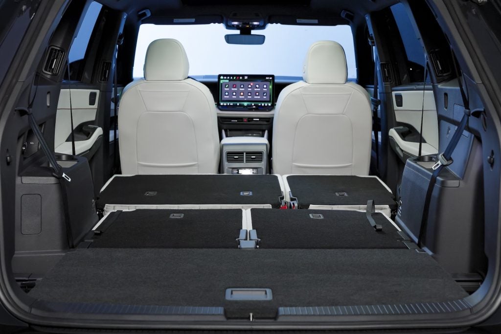 2027 VW Atlas Center Cargo Space with Seats Folded