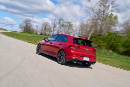 Rear of the 2026 VW Golf GTI