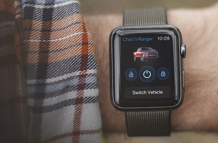 2020 Ford Ranger apple watch integration