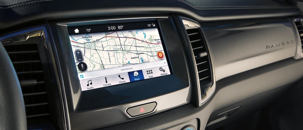 2020 Ford Ranger Waze navigation app integration