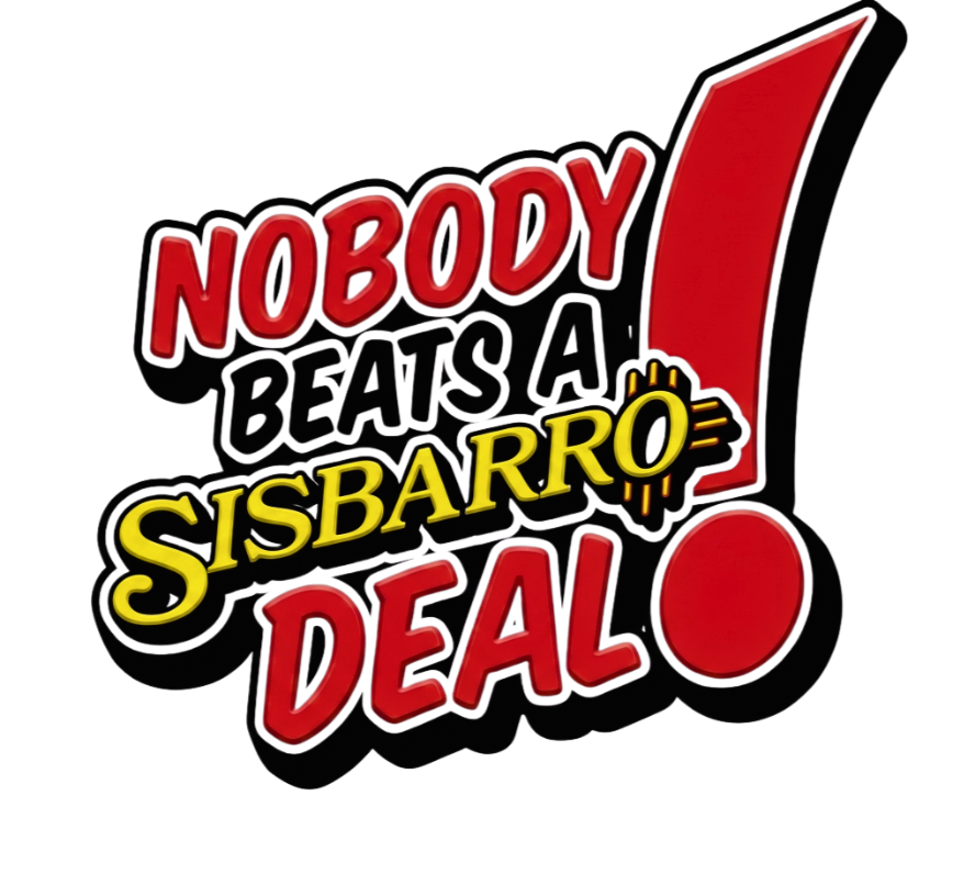 Nobody Beats a Sisbarro Deal dealership logo slogan