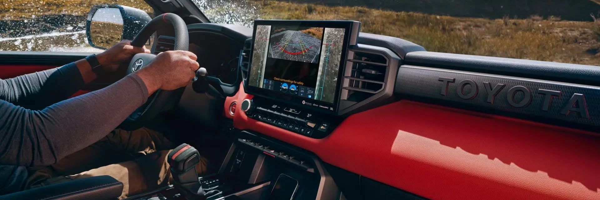Passenger View Interior Of The 2025 Toyota Sequoia