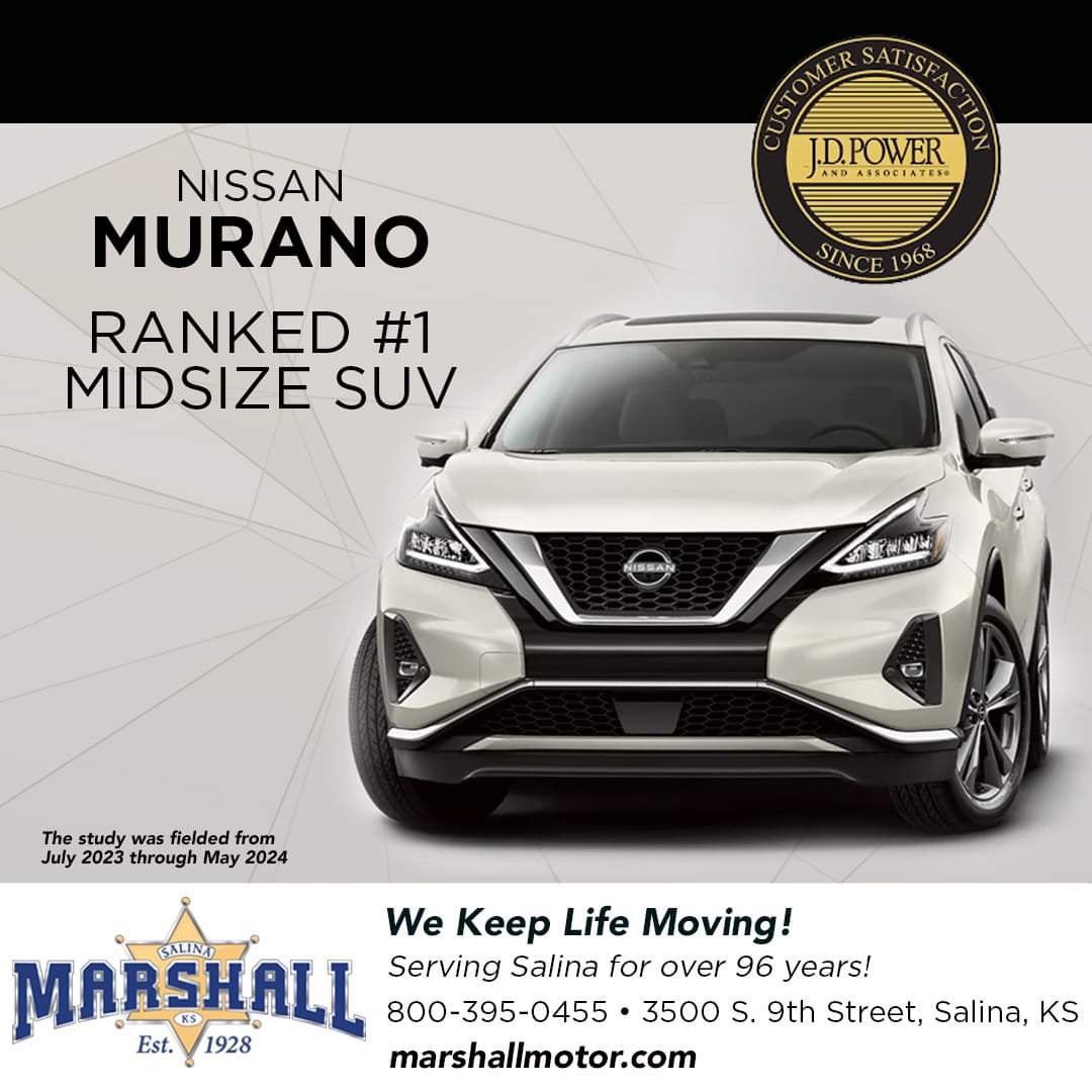Nissan Murano ranked #1 midsize SUV in initial quality