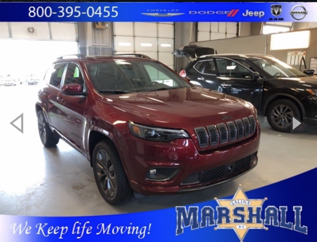 Ask Marshall Motors about the new 2020 Jeep Cherokee 