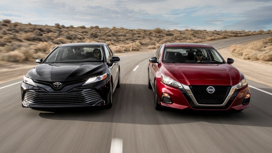 Compare Nissan Altima vs Toyota Camry in Salina KS
