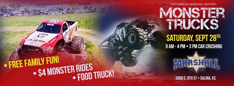 Monster Truck Event - Saturday, Sep 28th