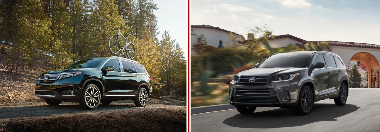Honda Pilot versus a Highlander