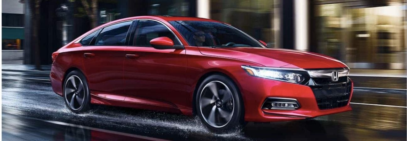 2019 Honda Accord red sedan