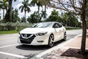 The 2018 Nissan Maxima driving the streets of Great Falls, MT | Taylor's Auto Max