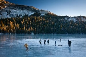 ice skating in great falls montana near mountains