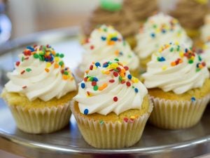 cupcakes at a birthday party