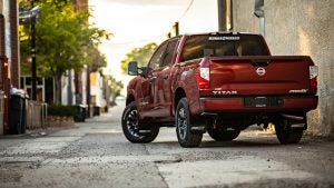 2018 red nissan titan