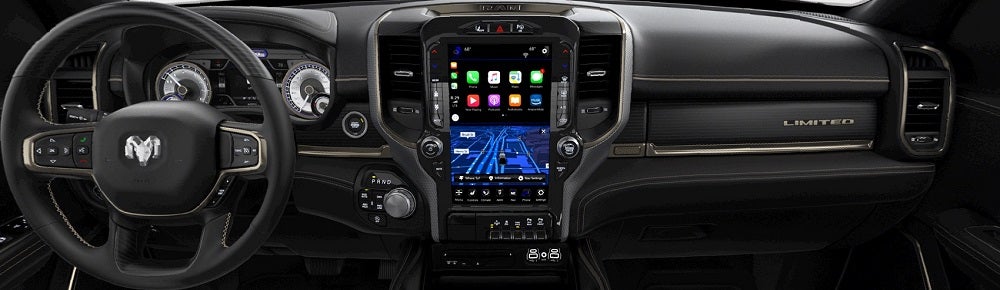 Ram 1500 Interior with Apple CarPlay® Technology