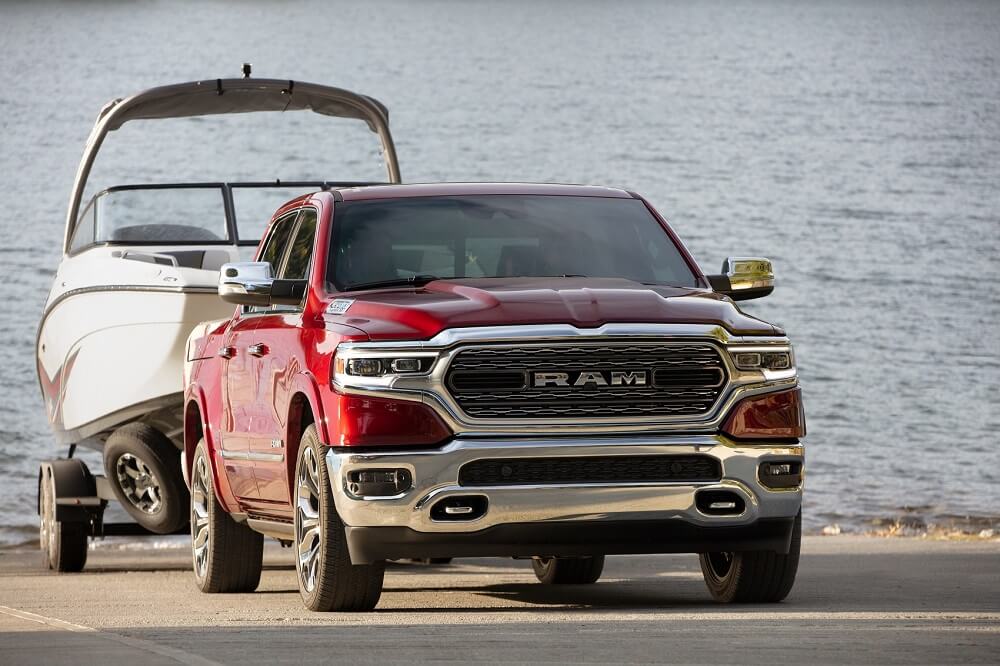 Ram 1500 Towing a Boat