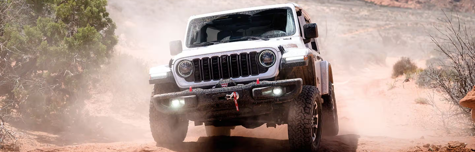Jeep Wrangler interior.