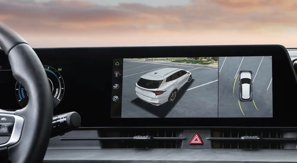 Infotainment screen in a 2026 Kia Sportage.
