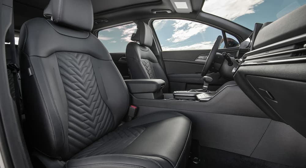 Black interior in a 2026 Kia Sportage.
