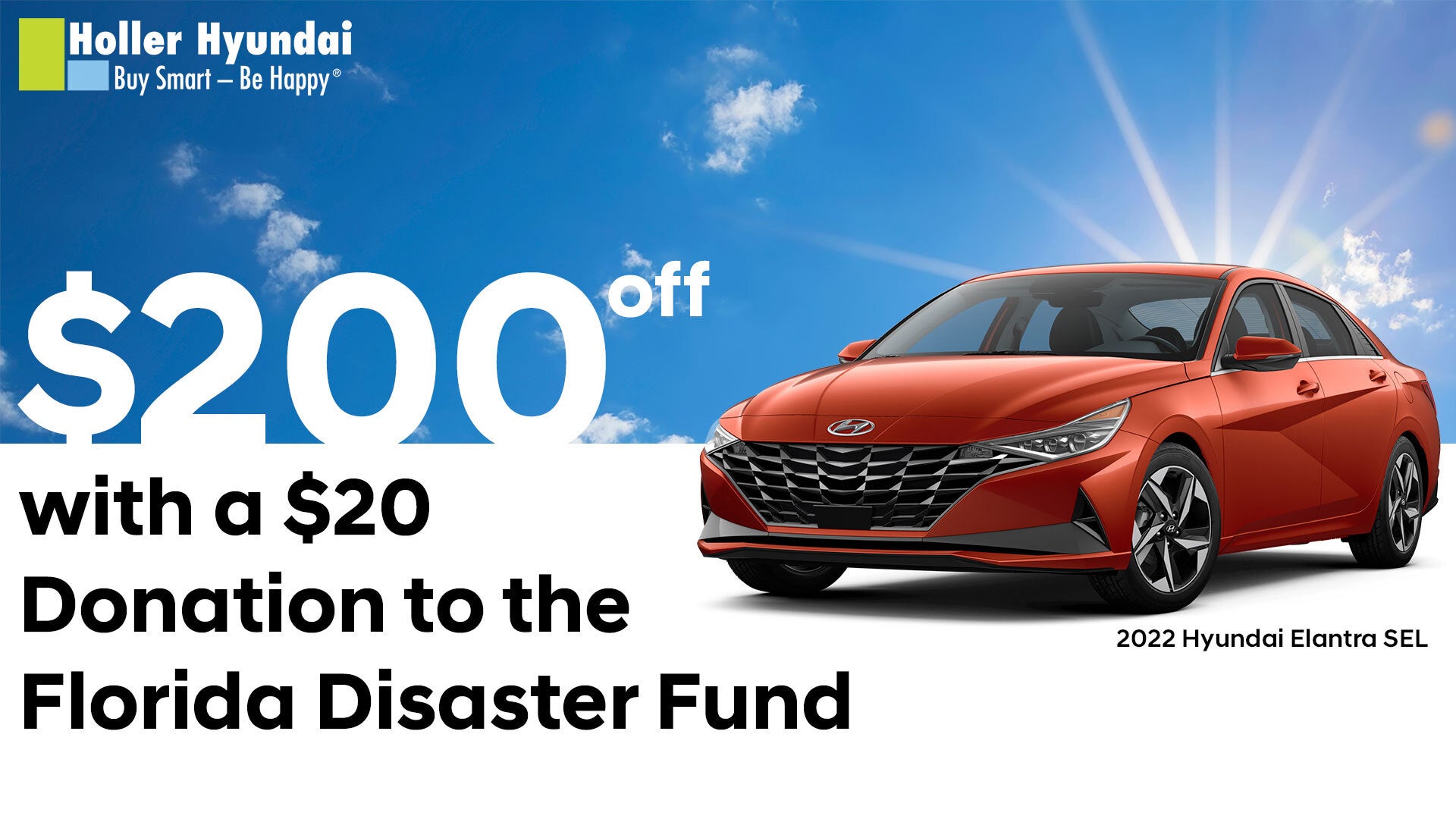 $200 off with donation of $20 or more to Florida Disaster Fund