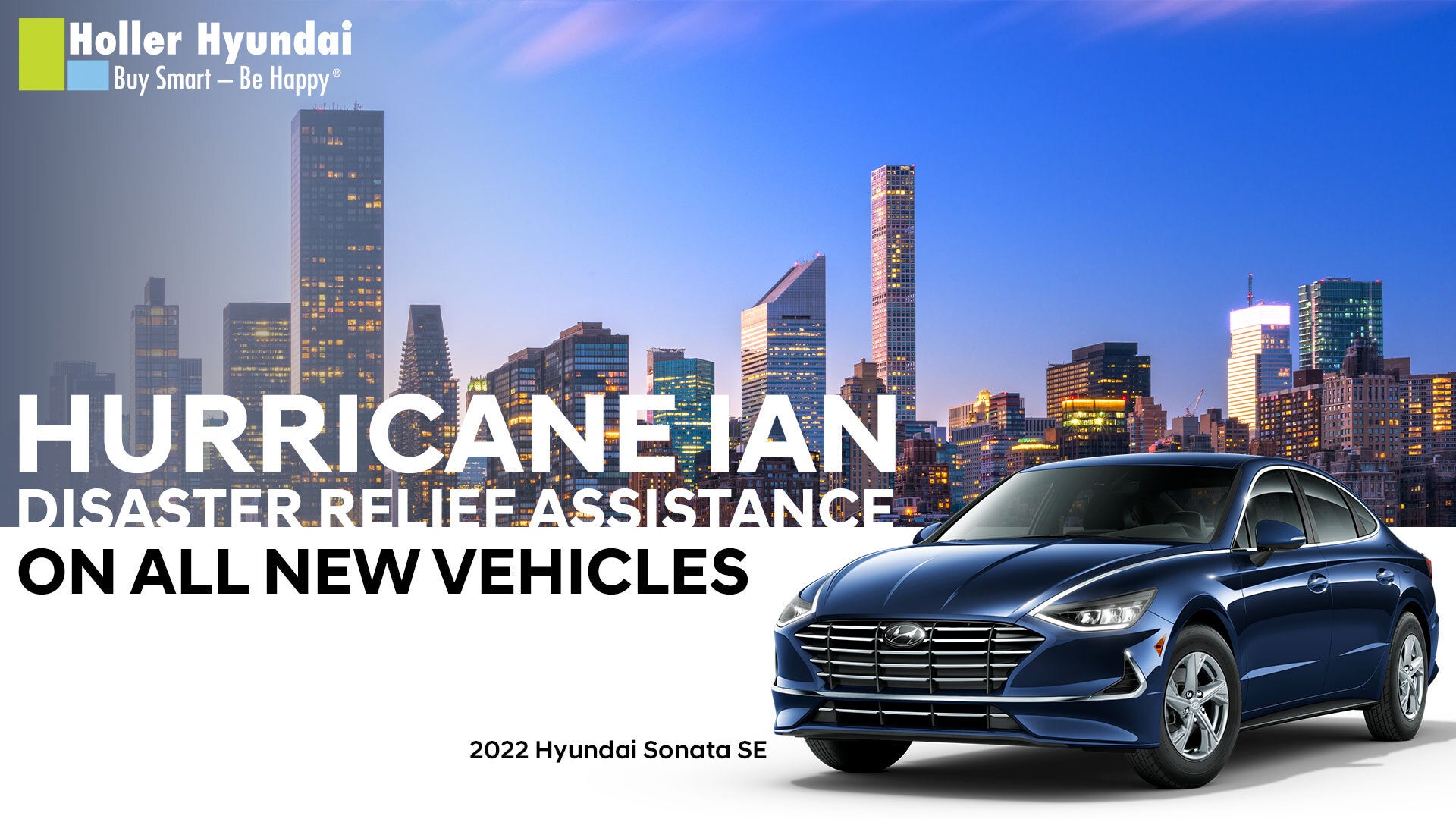 Hurricane Ian Disaster Relief Assistance on all New Vehicles