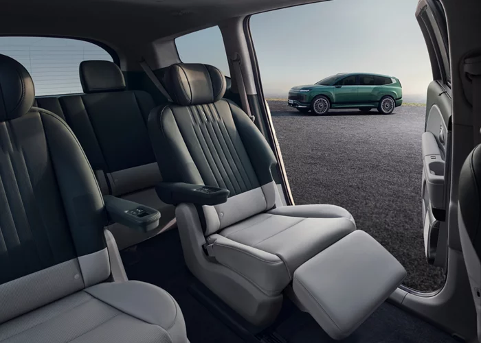 Photo of IONIQ 9 interior passenger area