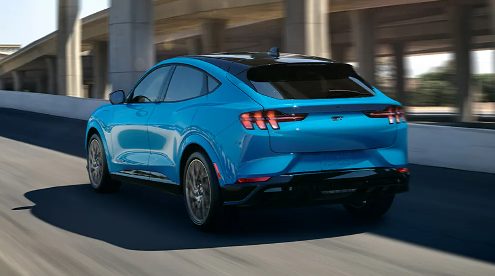 blue Mustang Mach-E
