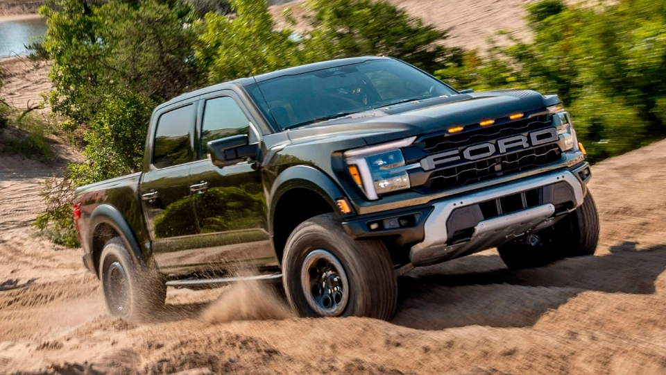 Black 2024 ford F-150