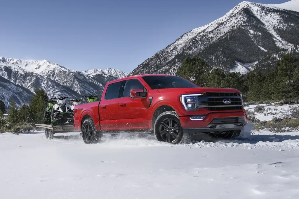 Red 2023 Ford F-150 