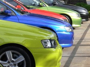 used car lot