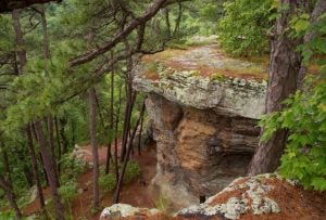 Ozark National Park Rock Cliff