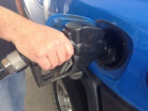 pumping gas