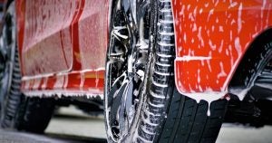 shampooed tires