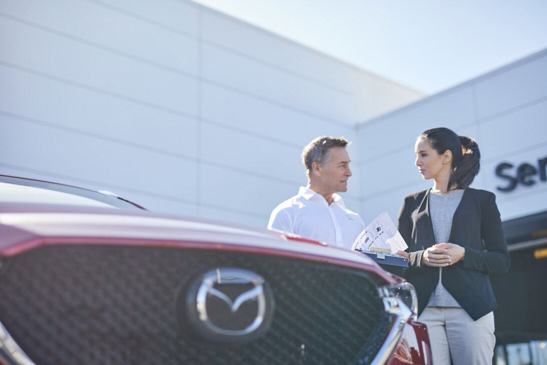 Mazda service tech