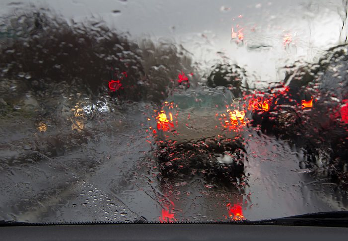 Driving in rain