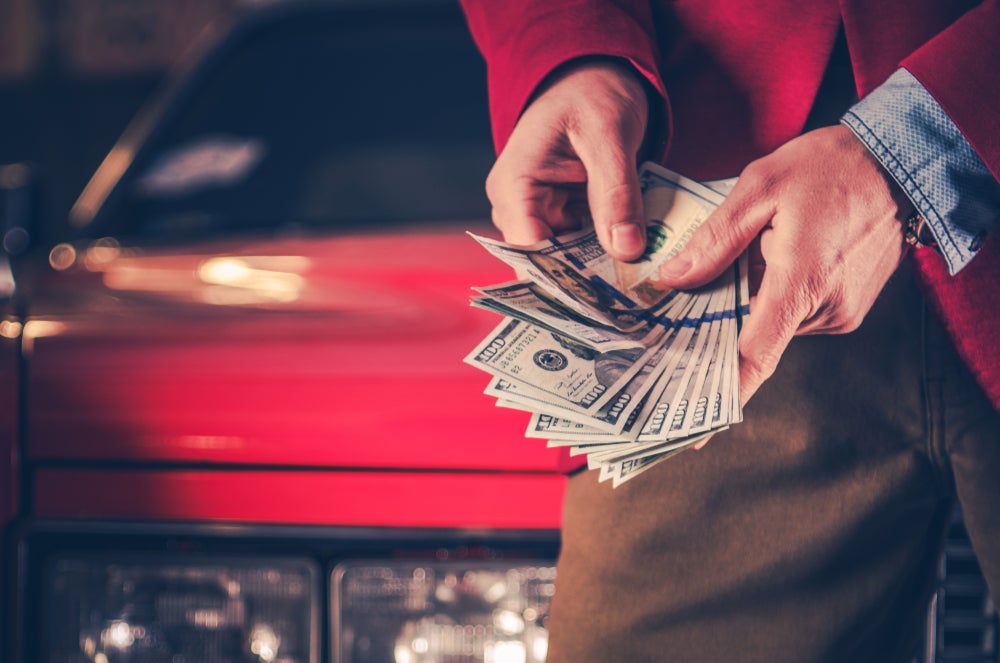 Cash,Money,For,Your,Car.,Vehicle,Selling,And,Buying,Retro