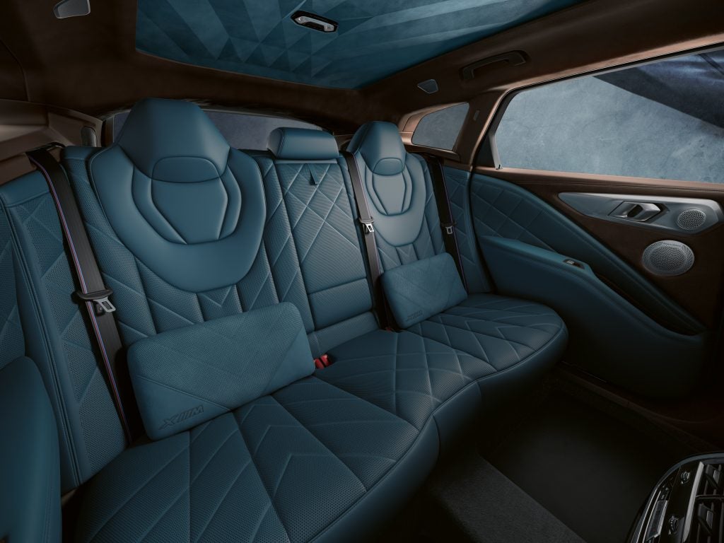 BMW XM Rear Seating 