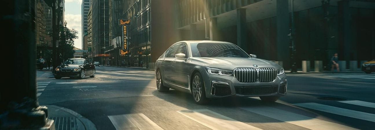 BMW 7 Series in city