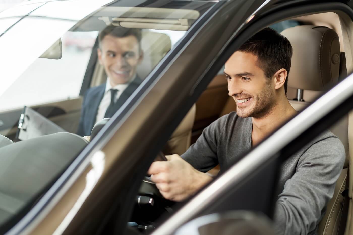 Test Drive Your Next Vehicle Silver vehicle ready for a test drive at Crossroads Ford Apex