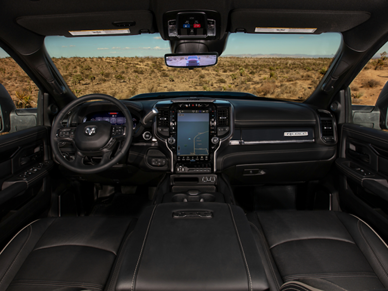 The interior of a RAM 2500
