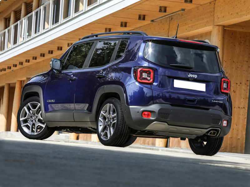 A 2021 Jeep Renegade promotional image