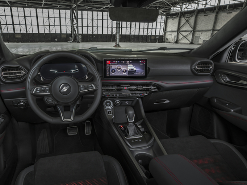 The interior of a 2024 Dodge Hornet