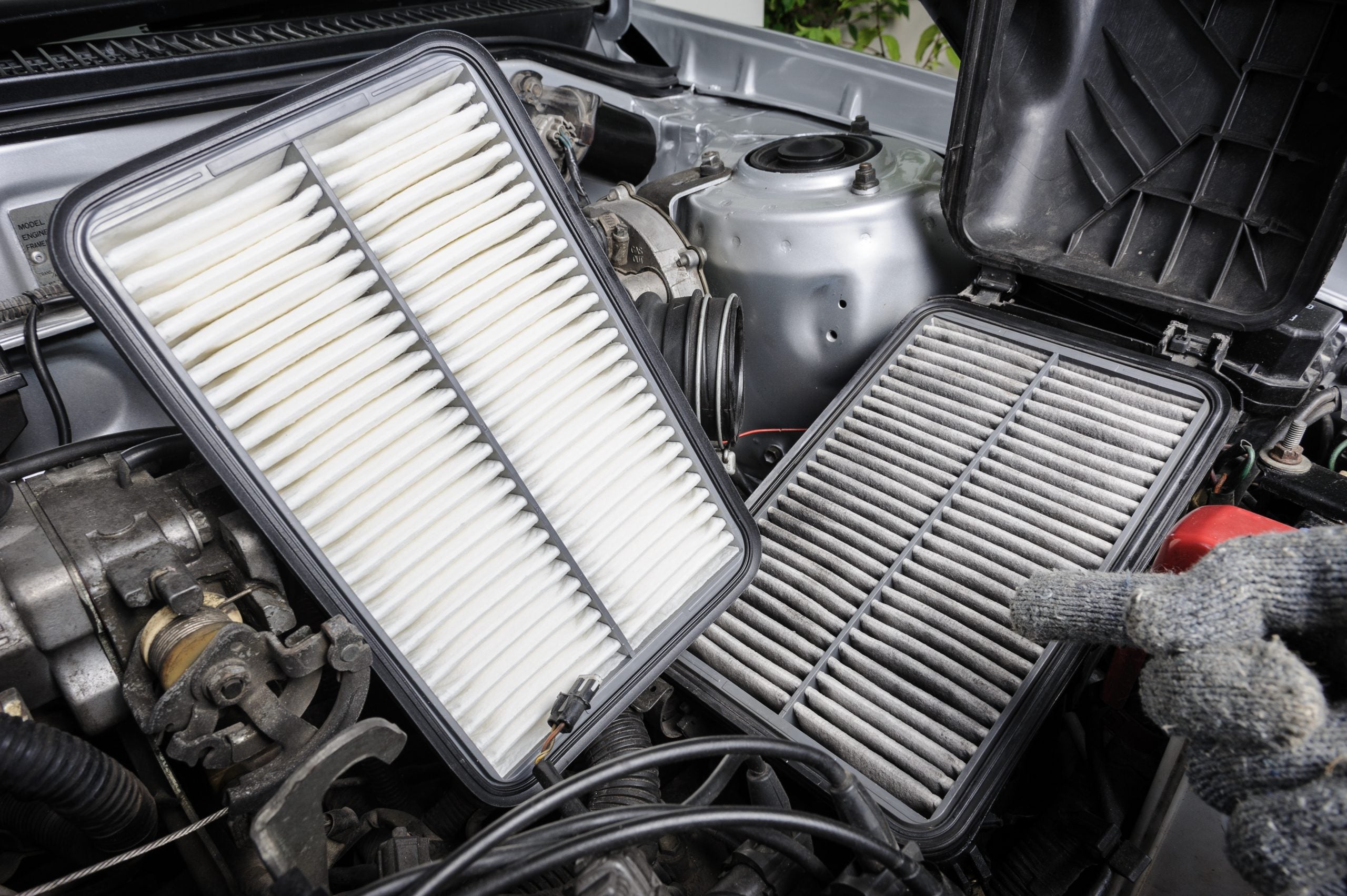 Comparison,Between,New,And,Used,Air,Filter,For,Car,,Automotive
