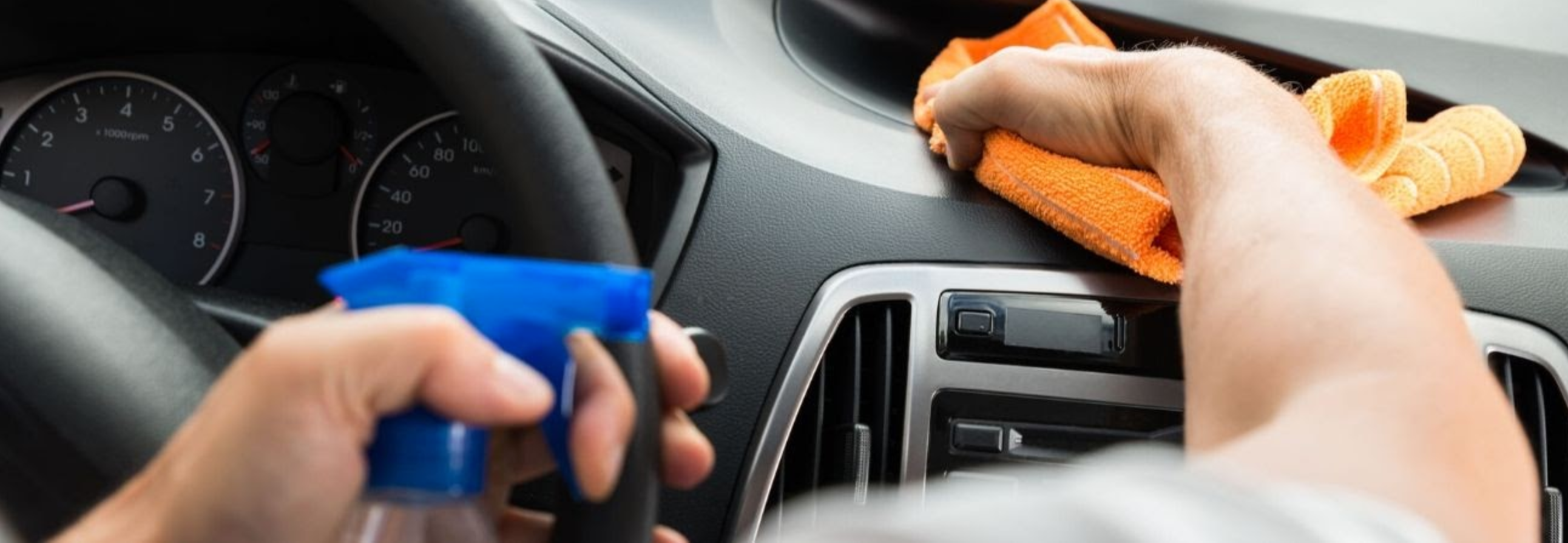 keeping a car clean and sanitary