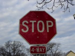 Red Stop Sign in Burien, WA | Burien Chevrolet