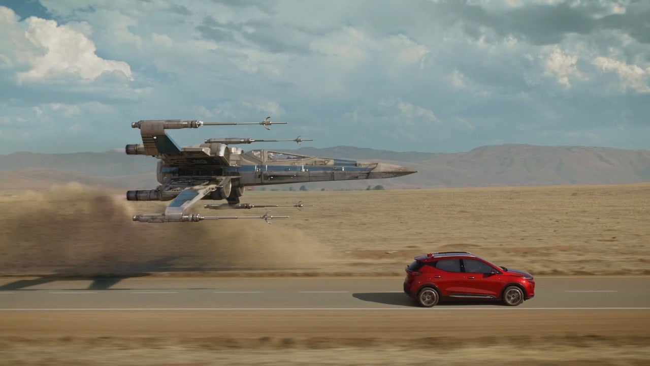The 2022 Chevrolet Bolt EUV prepares to go into hyperspace along